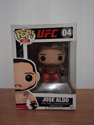 Funko Pop Jose Aldo 04 - Vaulted - Caixa Com Detalhes - Usado UFC #04 - Produto Original