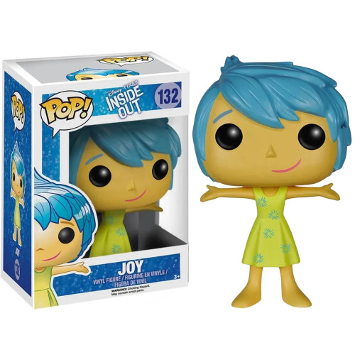 Funko Pop Joy Inside Out [raro] Disney Inside Out #132 - Produto Original