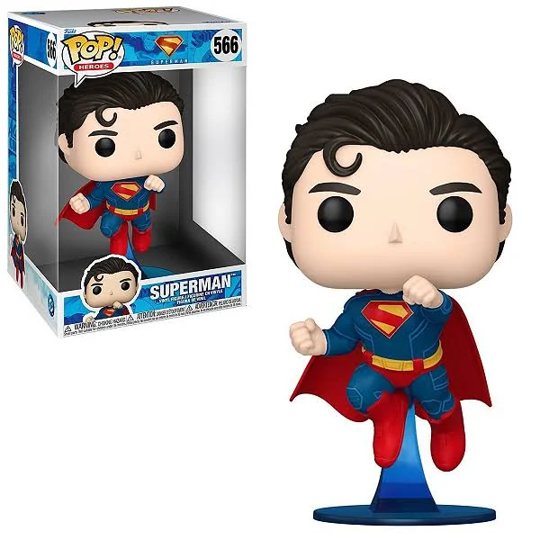 Funko Pop Jumbo: Superman 2025 - Superman 10 polegadas-Superman-566