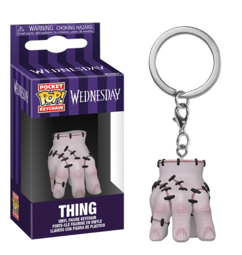 Funko Pop Keychain - Wednesday - Thing - Série Netflix - #1 FUNKO POP #1 - Produto Original