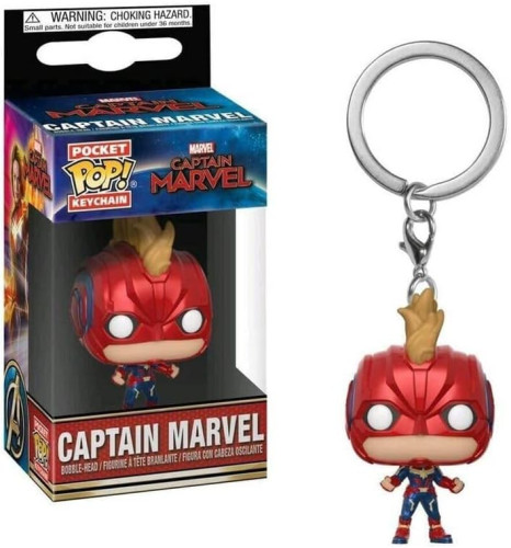 Funko Pop Keychain Captain Marvel Marvel Avengers #1 - Produto Original