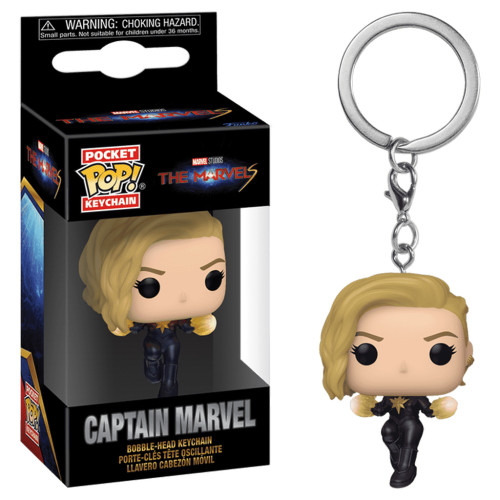 Funko Pop Keychain Marvel - Captain Marvel Marvel # - Produto Original