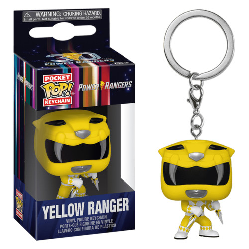 Funko Pop Keychain Power Ranger - Yellow Ranger Power Rangers # - Produto Original