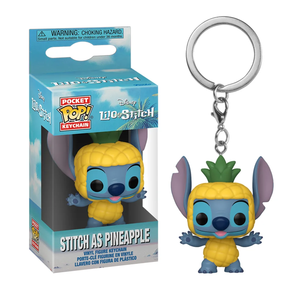 Funko Pop Keychain Stitch as Pineapple-Lilo And Stitch-1