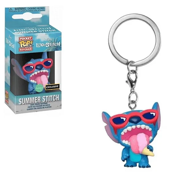 Funko Pop Keychain Summer Stitch-Disney-1