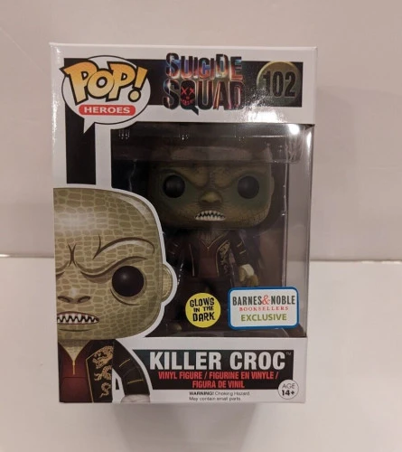 Funko Pop Killer Croc Glow Barnes and Noble Exclusivo - Suicide Squad  #102