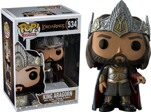  Funko Pop King Aragorn #534 - Produto Original