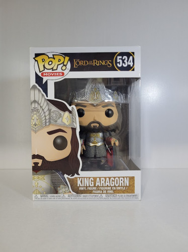  Funko Pop King Aragorn #534 - Produto Original