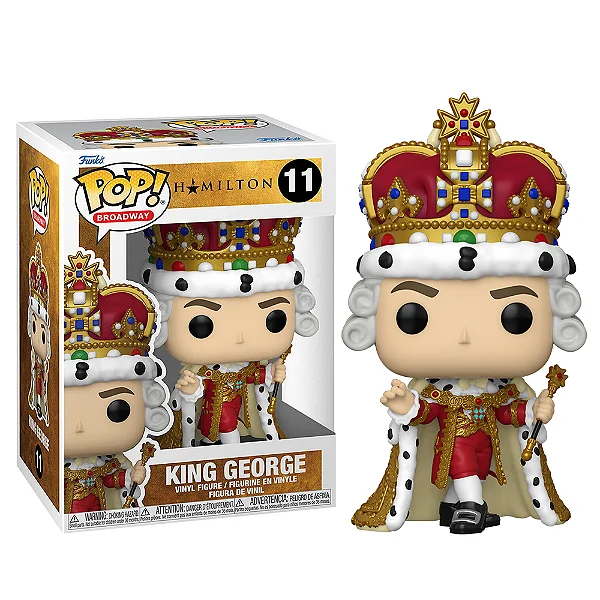 Funko Pop King George Hamilton #11 - Produto Original
