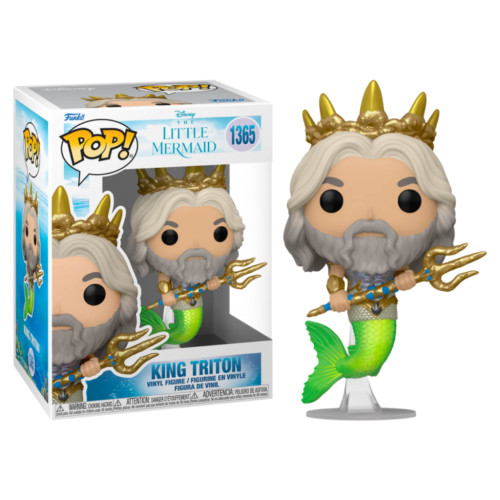 Funko Pop King Triton Disney The Little Mermaid #1365 - Produto Original