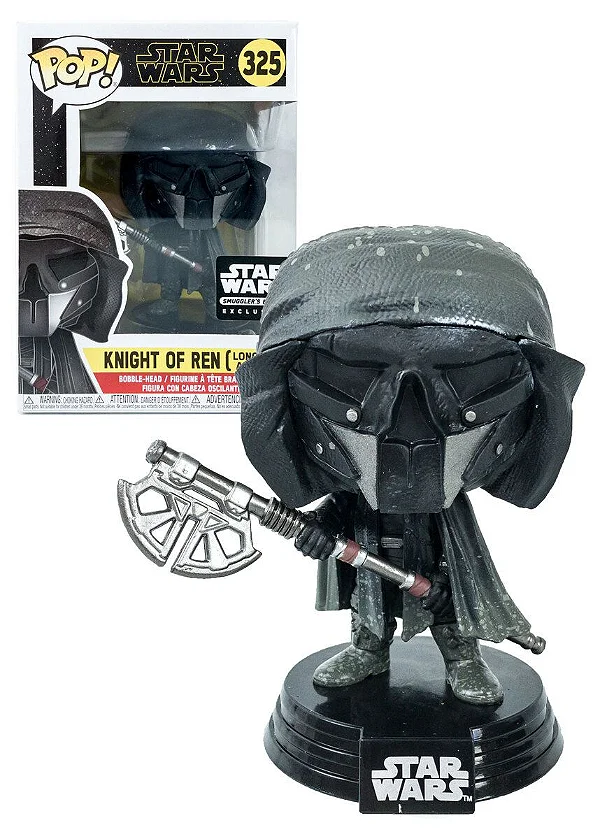 Funko Pop Knight of Ren (Long Axe) Smuggler's Bounty Exclusivo Star Wars #325 - Produto Original