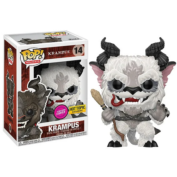 Funko Pop Krampus Flocked Chase Hot Topic Krampus #14 - Produto Original
