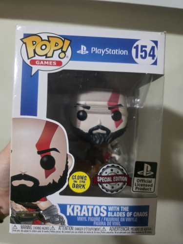 Funko Pop Kratos With The Blades Of Chaos - #154 - God Of War - #154