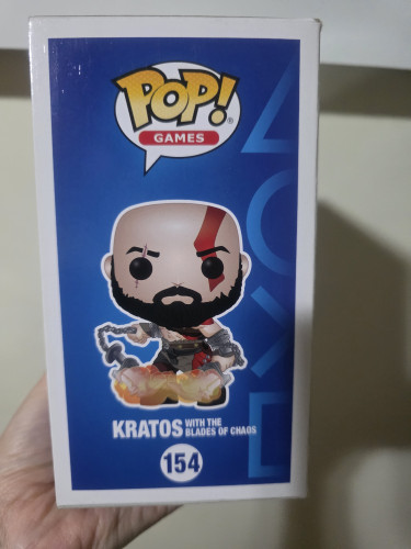 Funko Pop Kratos With The Blades Of Chaos - #154 - God Of War - #154