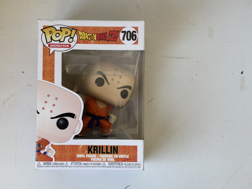 Funko Pop Krillin With Destructo Disc - Dragon Ball - #706-FUNKO POP-706
