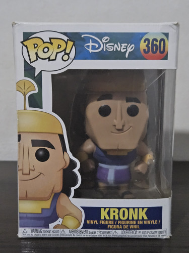 Funko Pop Kronk 360 Caixa com Detalhes The Emperor's New Groove-A Nova Onda Do Imperador-359