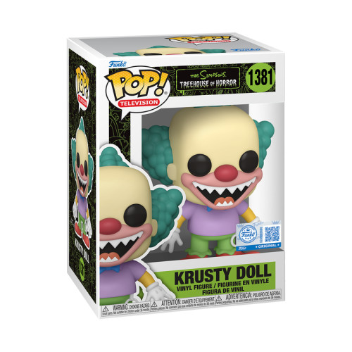 Funko Pop Krusty Doll Exclusivo-The Simpsons Treehouse Of Horror-1381