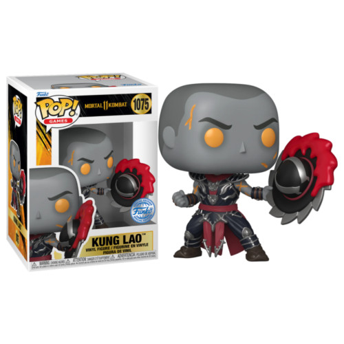 Funko Pop Kung Lao Exclusive Mortal Kombat 11 #1075 - Produto Original