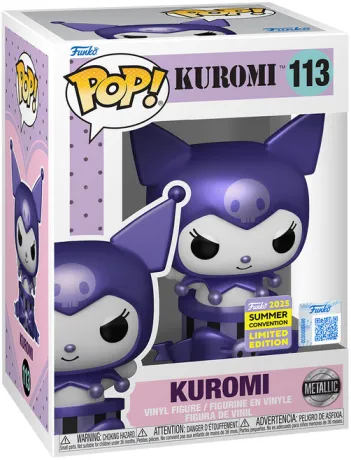 Funko Pop Kuromi Metallic SDCC Exclusivo - Beetlejuice Beetlejuice - #113