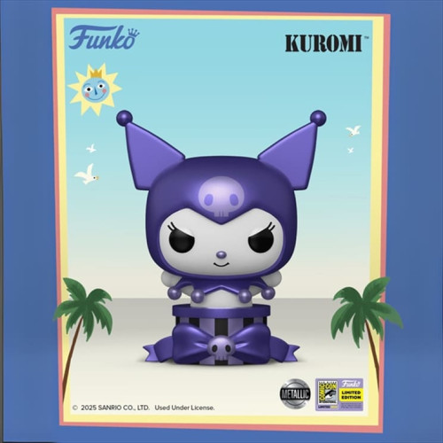 Funko Pop Kuromi Metallic SDCC Exclusivo - Beetlejuice Beetlejuice - #113