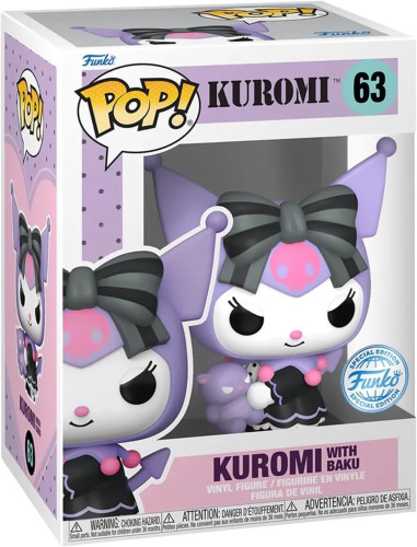 Funko Pop Kuromi with Baku-Kuromi-63