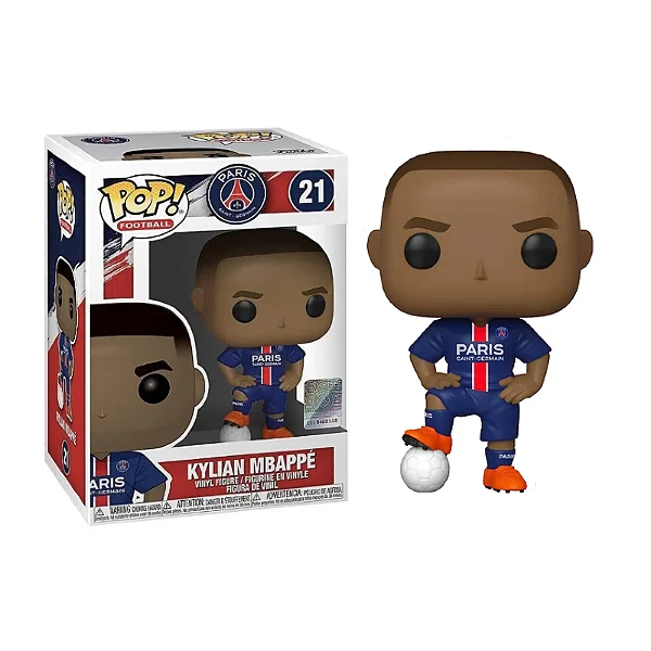 Funko Pop Kylian Mbappé Paris Saint Germain #21 - Produto Original
