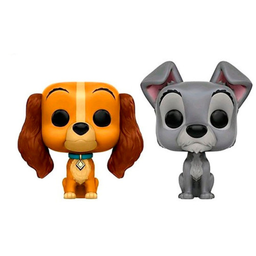 Funko Pop Lady & The Tramp 2pack (sem caixa) Disney #0 - Produto Original