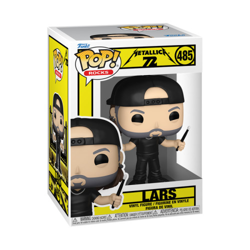 Funko Pop Lars Metallica 72 #485 - Produto Original