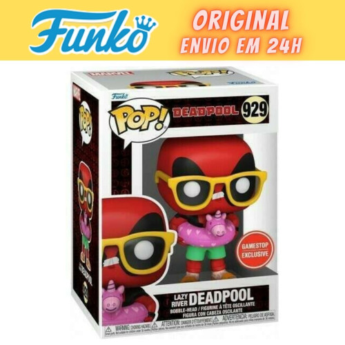 Funko Pop Lazy River Deadpool - Exclusivo GameStop - Deadpool - #929