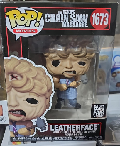Funko Pop Leatherface the chainsaw #1673 - Produto Original