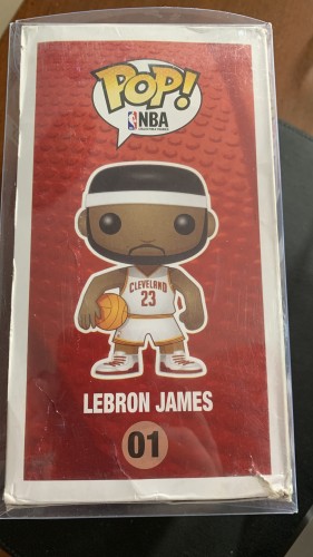 Funko Pop Lebron James (super Raro - Vaulted) White Jersey - Sports - #1