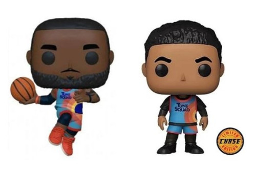 Funko Pop Lebron James Leaping #1182 + Dom ( Chase )-Funko Pop Space Jam A New Legacy-1086