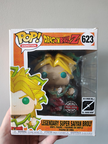 Funko Pop Legendary Super Saiyan Broly Dragon Ball Z #623 - Produto Original