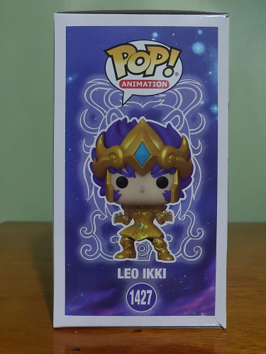 Funko Pop Leo Ikki (detalhe na caixa) - Saint Seiya - #1427