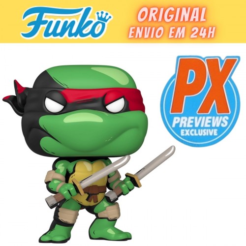 Funko Pop Leonardo - Exclusivo PX Previews - Teenage Mutant Ninja Turtles - #32