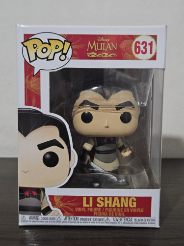 Funko Pop Li Shang 631 Mulan #410 - Produto Original