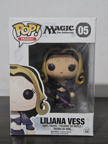 Funko Pop Liliana Vess 05 Caixa com Detalhes Magic: The Gathering #4 - Produto Original