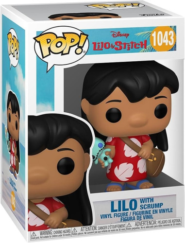 Funko Pop Lilo With Scrump - Lilo & Stitch - #1043 FUNKO POP #1043 - Produto Original