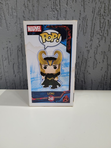 Funko Pop Loki - Marvel Collector Corps Exclusive (detalhes na caixa) - Marvel Thor Ragnarok - #248