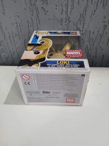 Funko Pop Loki - Marvel Collector Corps Exclusive (detalhes na caixa) - Marvel Thor Ragnarok - #248