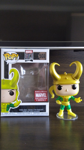 Funko Pop Loki (marvel Collector Corps Exclusive) - Marvel 80 Years - #508