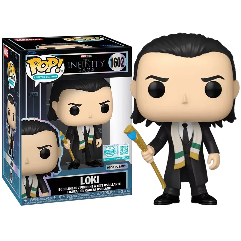 Funko Pop Loki with Tesseract 9500 Pcs Marvel Infinity Saga #1602 - Produto Original