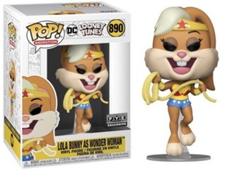 Funko Pop Lola Bunny como Mulher Maravilha #890 Looney Tunes #890 - Produto Original
