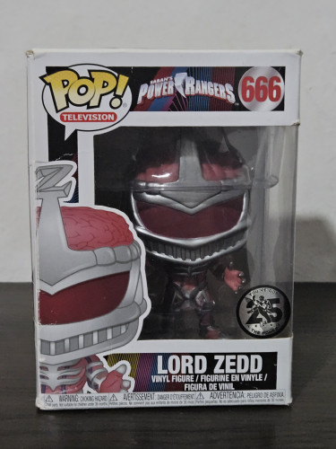 Funko Pop Lord Zedd 666 Caixa Danificada Power Rangers #666 - Produto Original