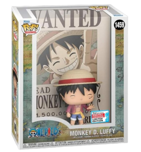 Funko Pop Luffy Wanted Poster NYCC 2023 Shared Exclusive One Piece #1459 - Produto Original