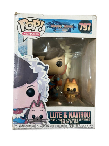 Funko Pop Lute & Navirou -  Caixa Amassada-Monster Hunter Stories-797