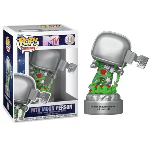 Funko Pop MTV Moon Person 201-ID Icon-201