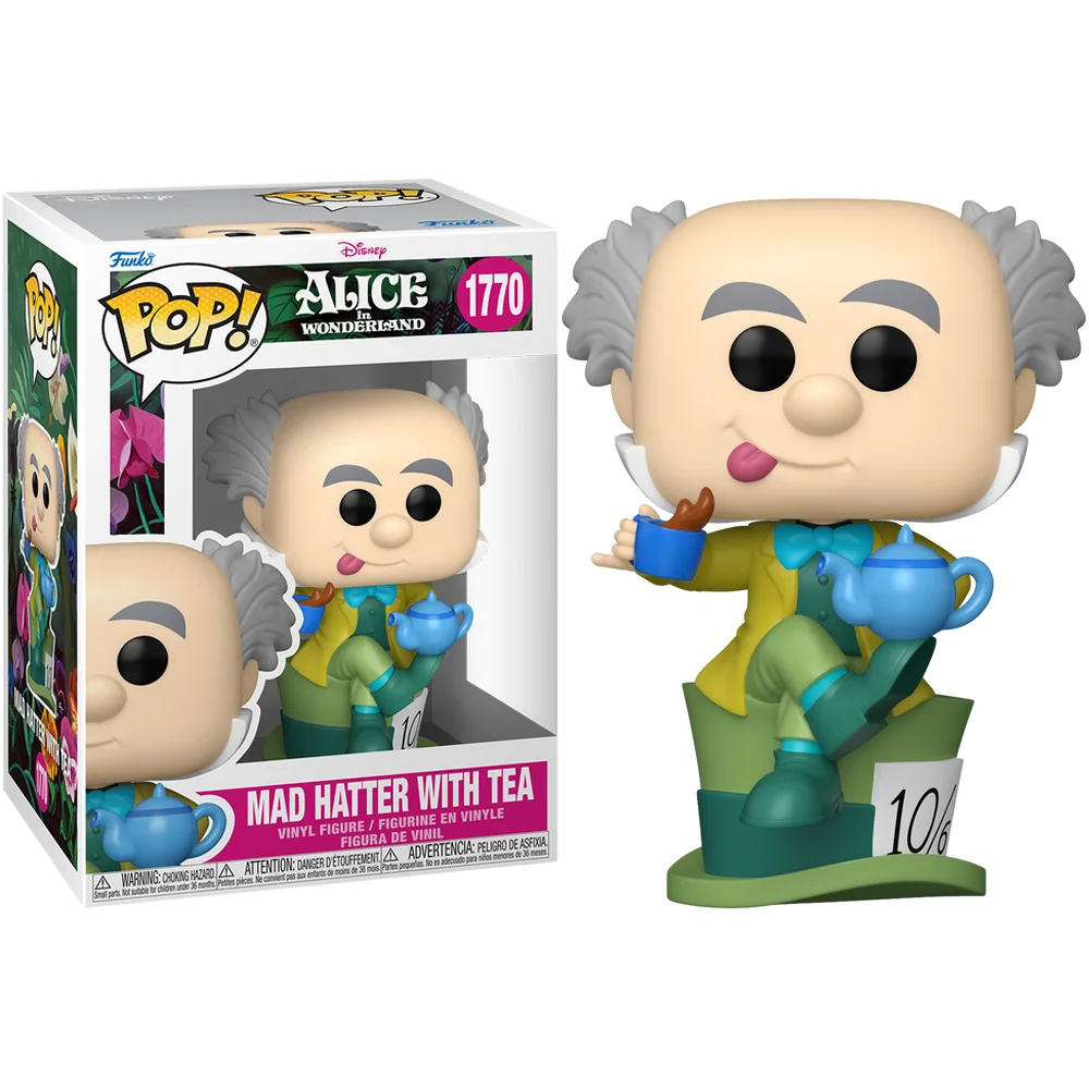 Funko Pop Mad Hatter With Tea-Alice No País Das Maravilhas-1770