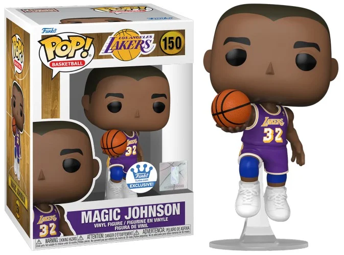Funko Pop Magik Johnson Funko Shop Exclusive NBA Los Angeles Lakers #150 - Produto Original