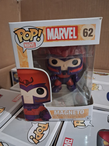 Funko Pop Magneto - Vaulted - Com Detalhes Na Caixa - Marvel - #62